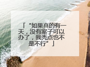 “如果真的有一天，没有案子可以办了，我秃点也不是不行”