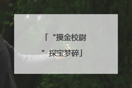 “摸金校尉”探宝梦碎