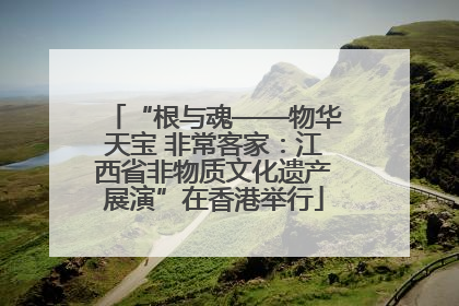 “根与魂——物华天宝 非常客家：江西省非物质文化遗产展演”在香港举行