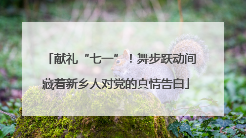 献礼“七一”！舞步跃动间藏着新乡人对党的真情告白