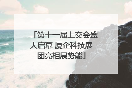 第十一届上交会盛大启幕 厦企科技展团亮相展势能