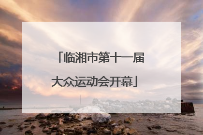 临湘市第十一届大众运动会开幕