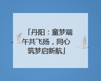 丹阳：童梦端午共飞扬，同心筑梦启新航