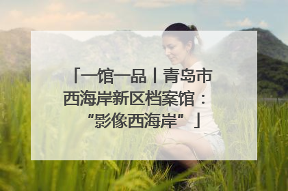 一馆一品丨青岛市西海岸新区档案馆：“影像西海岸”