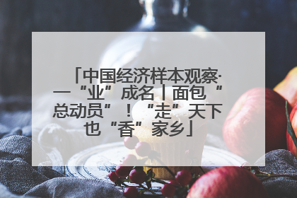 中国经济样本观察·一“业”成名丨面包“总动员”！“走”天下也“香”家乡