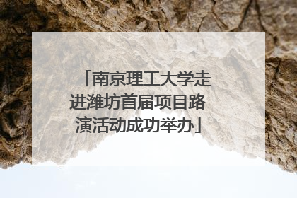 南京理工大学走进潍坊首届项目路演活动成功举办