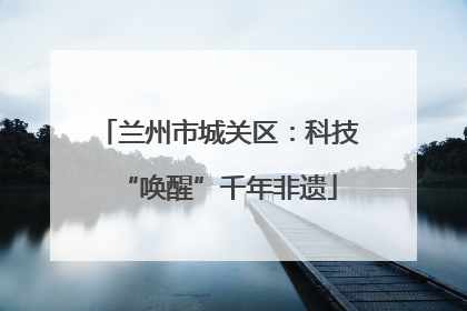 兰州市城关区：科技“唤醒”千年非遗