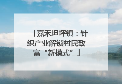 嘉禾坦坪镇：针织产业解锁村民致富“新模式”