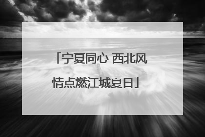宁夏同心 西北风情点燃江城夏日