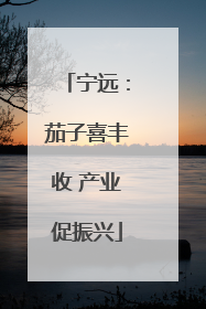 宁远：茄子喜丰收 产业促振兴
