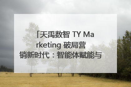 天禹数智 TY Marketing 破局营销新时代：智能体赋能与人才培育双轮驱动