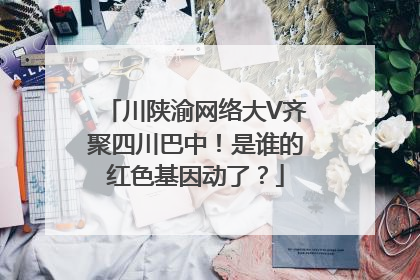 川陕渝网络大V齐聚四川巴中！是谁的红色基因动了？