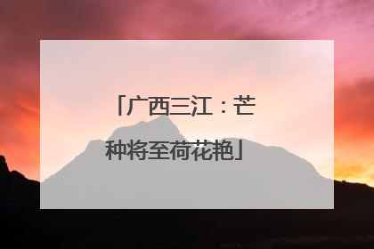 广西三江：芒种将至荷花艳