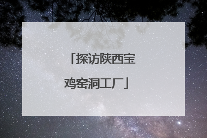 探访陕西宝鸡窑洞工厂