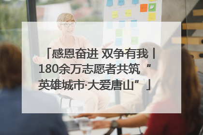 感恩奋进 双争有我丨180余万志愿者共筑“英雄城市·大爱唐山”