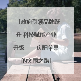 政府引领品牌跃升 科技赋能产业升级——庆阳苹果的突围之路