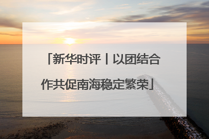 新华时评丨以团结合作共促南海稳定繁荣