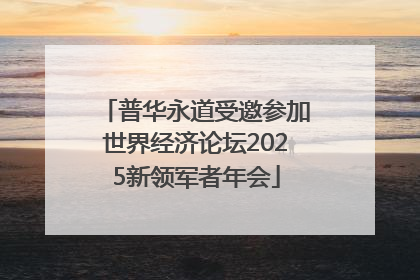 普华永道受邀参加世界经济论坛2025新领军者年会
