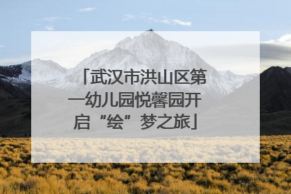 武汉市洪山区第一幼儿园悦馨园开启“绘”梦之旅