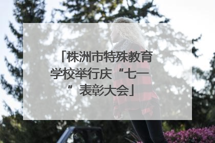 株洲市特殊教育学校举行庆“七一”表彰大会