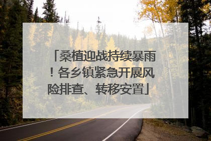 桑植迎战持续暴雨！各乡镇紧急开展风险排查、转移安置