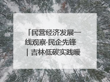 民营经济发展一线观察·民企先锋｜吉林低碳实践暖民心：太阳能供暖技术为北方清洁取暖破局