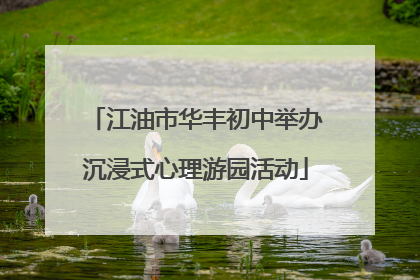 江油市华丰初中举办沉浸式心理游园活动