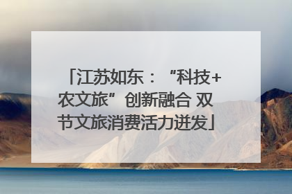 江苏如东：“科技+农文旅”创新融合 双节文旅消费活力迸发