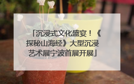 沉浸式文化盛宴！《探秘山海经》大型沉浸艺术展宁波首展开展