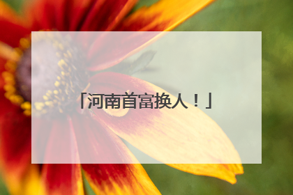 河南首富换人！