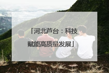 河北芦台：科技赋能高质量发展