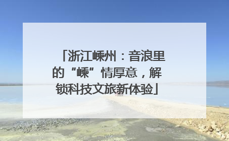 浙江嵊州：音浪里的“嵊”情厚意，解锁科技文旅新体验