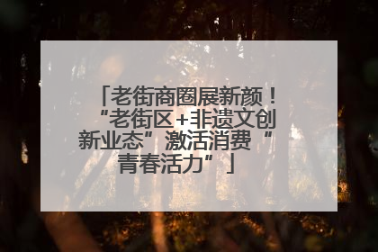 老街商圈展新颜！“老街区+非遗文创新业态”激活消费“青春活力”