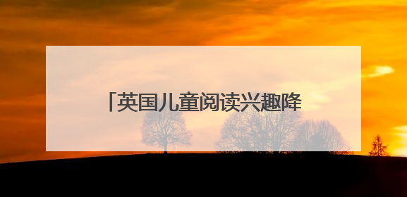 英国儿童阅读兴趣降至20年来新低，青少年男孩下降尤为明显
