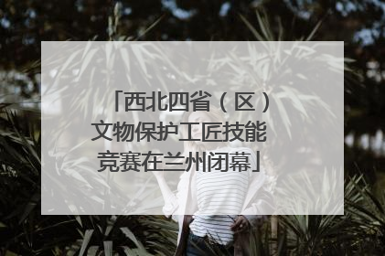 西北四省（区）文物保护工匠技能竞赛在兰州闭幕