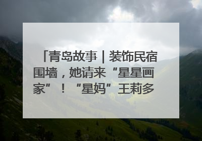 青岛故事｜装饰民宿围墙，她请来“星星画家”！“星妈”王莉多年探索孤独症融合教育，把民宿打造成特殊儿童活动站