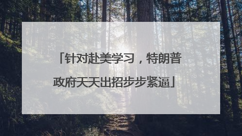 针对赴美学习，特朗普政府天天出招步步紧逼