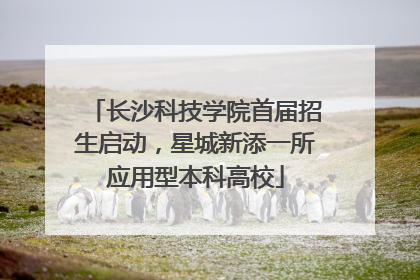 长沙科技学院首届招生启动，星城新添一所应用型本科高校