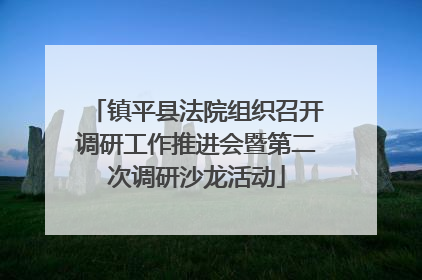 镇平县法院组织召开调研工作推进会暨第二次调研沙龙活动