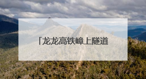 龙龙高铁嶂上隧道建设取得新突破