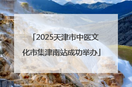 2025天津市中医文化市集津南站成功举办