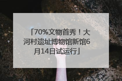70%文物首秀！大河村遗址博物馆新馆6月14日试运行
